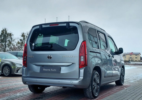 Toyota Proace City Verso cena 119900 przebieg: 23099, rok produkcji 2021 z Pszów małe 277